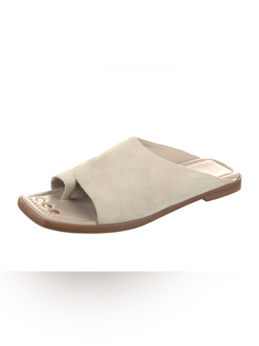 FRAME LE HEWITT SLIDE SANDAL CREMA SUEDE LEATHER EU 42 FITS US SIZE 11 $348